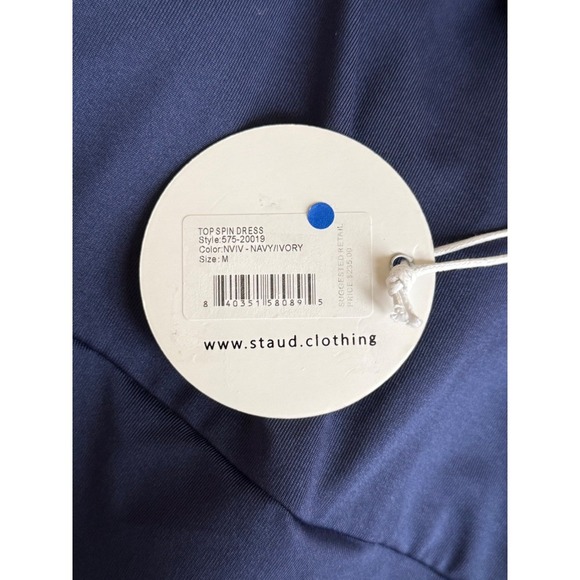 STAUD COURT Top Spin Minidress – Size M – Navy Ivory – SOLD OUT – NWT - Picture 4 of 6